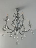 Elegante Hanglamp met Kristallen Details, Ophalen of Verzenden, Zo goed als nieuw, Metaal