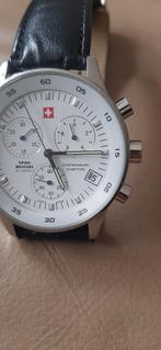 herenhorloge / swiss military, Sieraden, Tassen en Uiterlijk, Horloges | Heren, Ophalen of Verzenden, Gebruikt, Staal, Overige merken