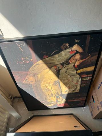 Meisje met Kimono - Canvas 100x75cm beschikbaar voor biedingen