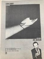 Paginagrote A3 advertentie JOE JACKSON Look Sharp tour, Cd's en Dvd's, Vinyl | Pop, Verzenden