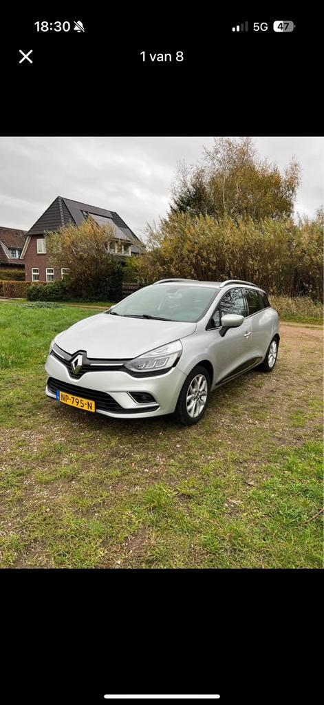 Renault Clio 1.5 DCI 66KW Estate 2017 Grijs, Auto's, Renault, Particulier, Clio, Diesel, B, Stationwagon, Handgeschakeld, Origineel Nederlands
