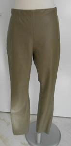H&M imitatieleren broek groen mt 42/44, H&M, Maat 42/44 (L), Ophalen of Verzenden, Zo goed als nieuw
