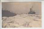 Den Helder - Texel, Veerboot "Marsdiep" - Winter - fotokaart, Verzamelen, Ansichtkaarten | Nederland, Ophalen of Verzenden, 1920 tot 1940