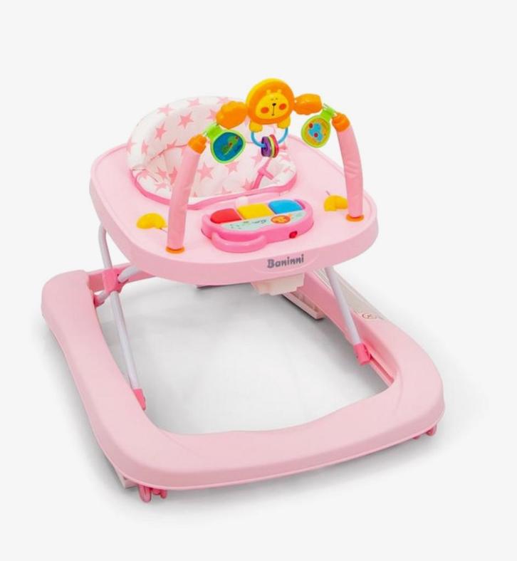 Loopstoel Baninni 2 in 1 roze, Kinderen en Baby's, Speelgoed | Babyspeelgoed, Zo goed als nieuw, Overige typen, Ophalen of Verzenden