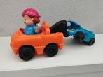 Vintage Little People Sleepwagen met Auto en bus, Ophalen of Verzenden, Gebruikt, Jongen of Meisje