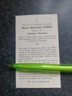 Bidprentje Bakel Milheeze Maria Muffels 1873 1963, Ophalen, Bidprentje
