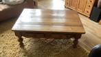 Geloogd grenen tafel, Huis en Inrichting, Tafels | Salontafels, Ophalen, Zo goed als nieuw, Rechthoekig, 50 tot 100 cm
