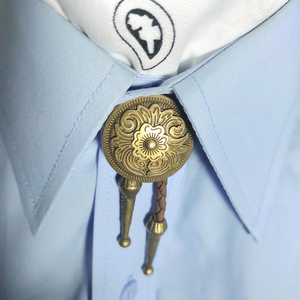 Vintage Bolo Tie - Western Stijl, Effen, Ophalen of Verzenden, Zo goed als nieuw, Onbekend