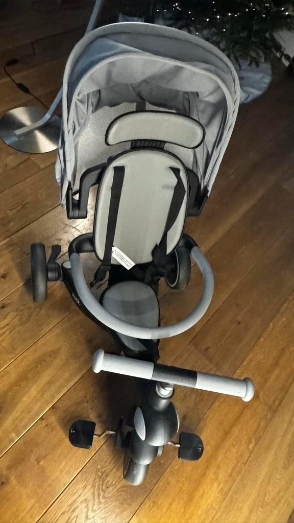 Puck Multifunctionele Driewieler - Grijs, Fietsen en Brommers, Fietsen | Driewielers, Zo goed als nieuw, Duwstang, Ophalen of Verzenden