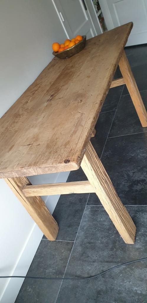 Sidetable, elmwood, Huis en Inrichting, Tafels | Sidetables, Zo goed als nieuw, 25 tot 50 cm, Rechthoekig, Ophalen