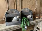 NIEUW lief klein houten gruttersbak vooraad bakje, Ophalen of Verzenden, Nieuw, Hout
