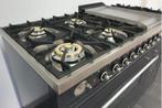 🍀 Luxe Fornuis Boretti 120 cm antraciet 7 pit frytop 2 oven, Witgoed en Apparatuur, Fornuizen, 60 cm of meer, 5 kookzones of meer