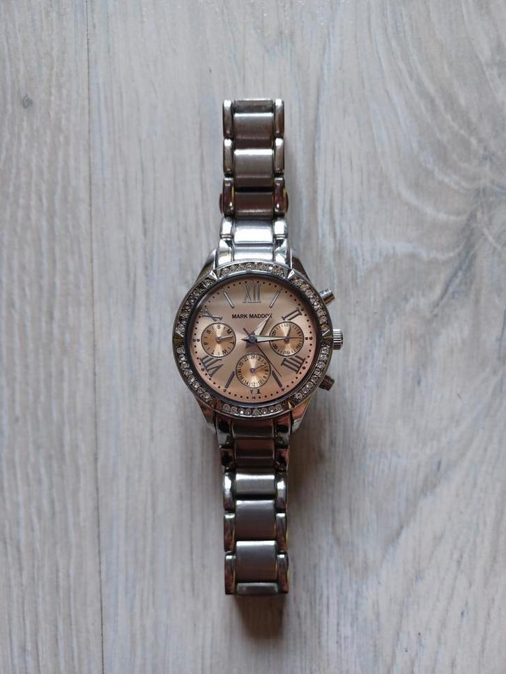 Mark Maddox dameshorloge, Sieraden, Tassen en Uiterlijk, Horloges | Dames, Zo goed als nieuw, Overige merken, Staal, Ophalen of Verzenden