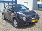 Nissan Juke €6750,-1.6 Acenta Apk 2026 Nappas Dealer onder, Voorwielaandrijving, Euro 5, Stof, Zwart