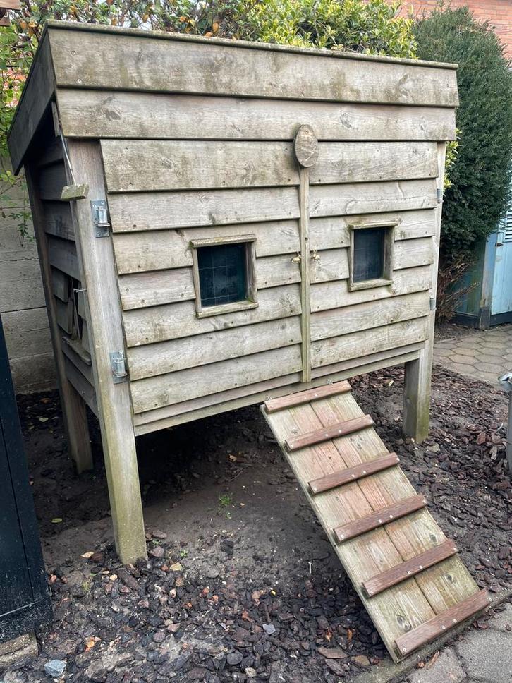 Hok te koop, Dieren en Toebehoren, Pluimvee | Toebehoren, Zo goed als nieuw, Kippenhok of Kippenren, Ophalen of Verzenden