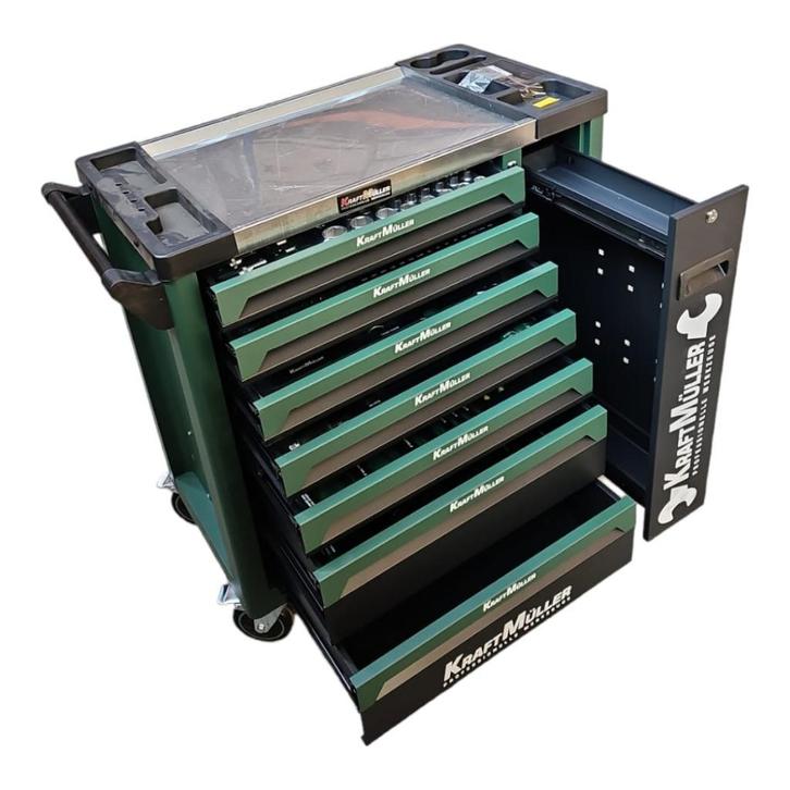 gereedschapswagen xxl pro army 8/7 extra large met remset, Doe-het-zelf en Verbouw, Gereedschapskisten, Nieuw, Gevuld, Ophalen of Verzenden