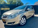 Opel Corsa 1.4 16V 5D 2008 Beige AIRCO APK NAP, Voorwielaandrijving, 4 cilinders, Beige, Bedrijf