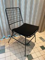Draadstaal (eetkamer/kleedkamer) Stoelen, Ophalen, Gebruikt, Twee, Zwart