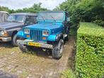 Jeep Wrangler 2.5 I Softtop 4WD U9 1994 Blauw, Auto's, 121 pk, 450 kg, 1341 kg, 4 cilinders
