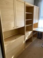 Mdf kastenwand: drie delen plus los bureau, Ophalen, Overige materialen, Gebruikt, Met deur(en)