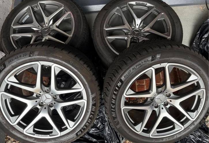 Mercedes glc 63 43 AMG Velgen 20inch, Auto-onderdelen, Banden en Velgen, Banden en Velgen, Winterbanden, 20 inch, 265 mm, Terreinwagen