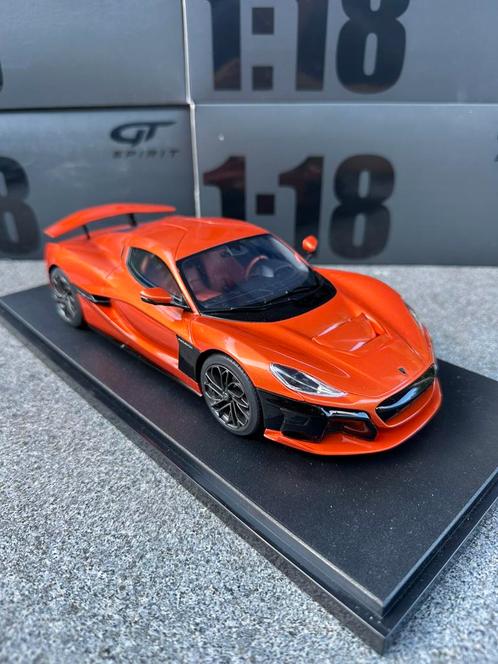 GT Spirit Rimac Nevera in 1:18 schaal, Hobby en Vrije tijd, Modelauto's | 1:18, Zo goed als nieuw, Auto, Overige merken, Ophalen of Verzenden