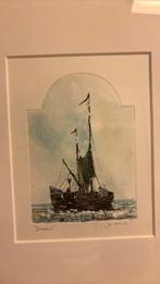 Zeefdruk “Bomschuit”, Antiek en Kunst, Ophalen of Verzenden