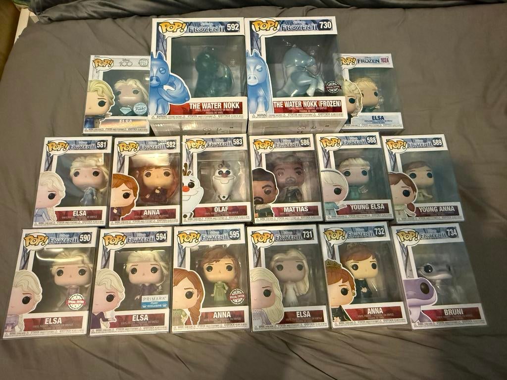 Verschillende Frozen 1 en 2 Funko Pops, Verzamelen, Poppetjes en Figuurtjes, Ophalen of Verzenden, Zo goed als nieuw