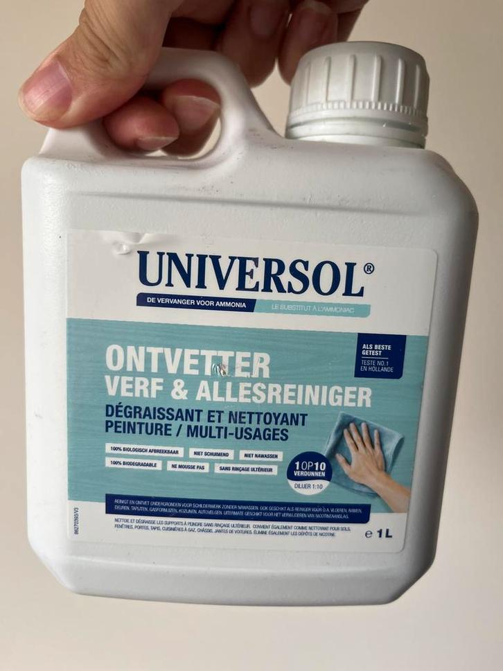 Universol Ontvetter - Bijna Vol!, Huis en Inrichting, Schoonmaakartikelen, Schoonmaakmiddel, Ophalen of Verzenden