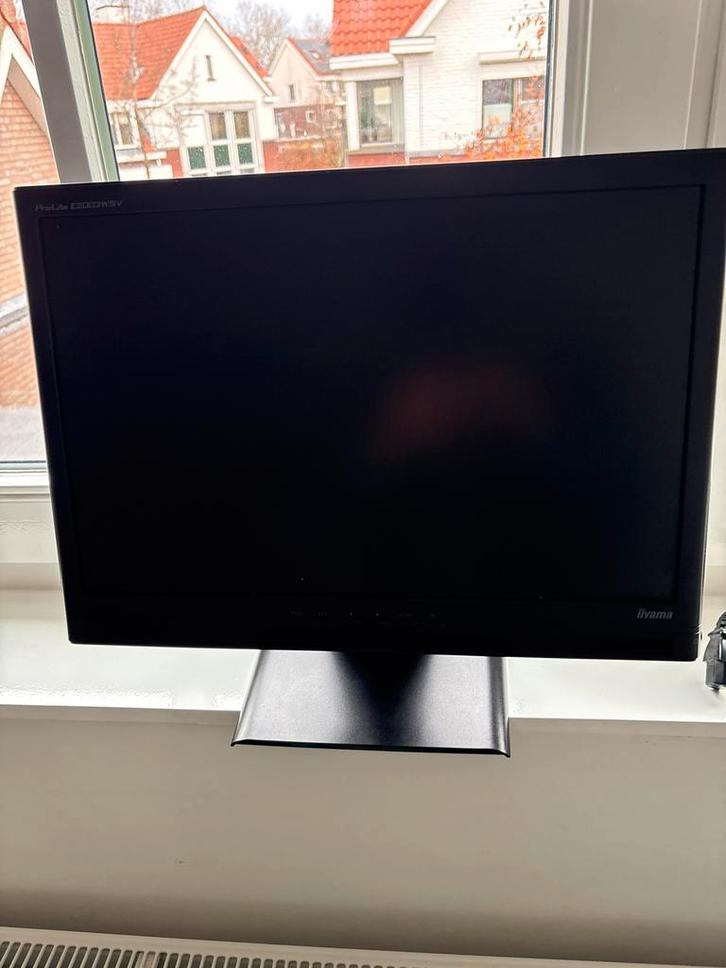 Iiyama ProLite E2200WSV Monitor - Goed Werkend!, Computers en Software, Monitoren, Gebruikt, 60 Hz of minder, DVI, LED, Overige resoluties