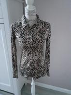 Mooie luipaard jersey blouse top, H&M, maat XS, nieuwstaat!, H&M, Beige, Ophalen of Verzenden, Zo goed als nieuw
