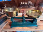 Mooie Vintage Balansweegschaal met Messing Schalen, Antiek en Kunst, Ophalen