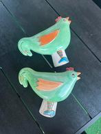 Keramische Vogels - Set van 2 - Handbeschilderd Decoratie, Ophalen of Verzenden