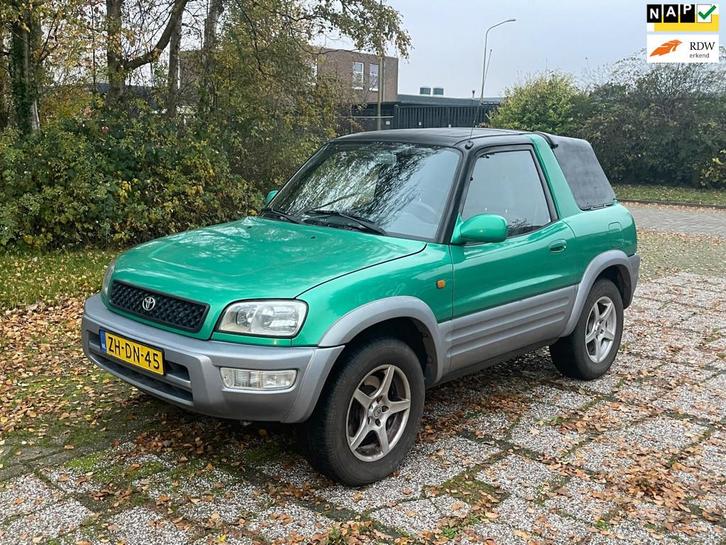 Toyota FunCruiser RAV4 2.0i Softtop 4x4, Auto's, Toyota, Bedrijf, Te koop, Rav4, 4x4, Airbags, Centrale vergrendeling, Elektrische buitenspiegels