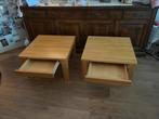 Salontafels hout, Huis en Inrichting, Tafels | Salontafels, Ophalen, Vierkant, 50 tot 100 cm, Zo goed als nieuw