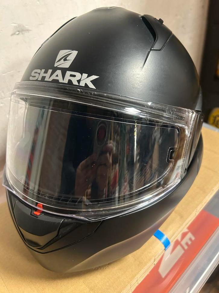 Shark EVO ES Systeemhelm, Motoren, Kleding | Motorhelmen, Heren, Systeemhelm, Shark, Tweedehands, Ophalen of Verzenden