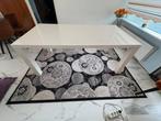 Eettafel Hoogglans wit, Ophalen, Gebruikt, 50 tot 100 cm, Vijf personen of meer