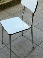 Vintage Stoel - Chroom en Formica, Caravans en Kamperen, Kampeermeubelen, Ophalen of Verzenden, Gebruikt, Campingstoel