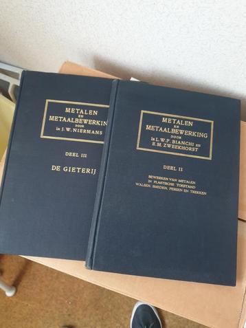 Metaalbewerking Boeken Deel II & III beschikbaar voor biedingen