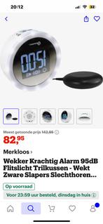 Wekker voor slechthorenden of diepe slapers, Ophalen, Zo goed als nieuw