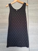 Zwarte jurk steentjes, Maat 38/40 (M), Zwart, Nieuw, Ophalen of Verzenden