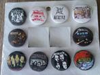 Metallica hardrock logo buttons badge speld muziek rock, Ophalen of Verzenden, Zo goed als nieuw