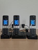 Philips D 635 DECT telefoon, Ophalen, Zo goed als nieuw, 3 handsets