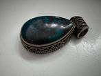 Sterling vintage silver hanger, Gebruikt, Ophalen of Verzenden, Met edelsteen, Zilver