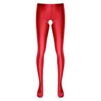 Rode chaps legging / heren dames strakke broek sexy, Verzenden, Nieuw, Overige maten, Rood