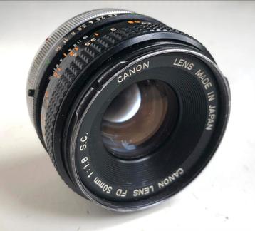Canon FD 50mm 1:1.8 S.C. en Pentax-M 1:1.7. 50mm