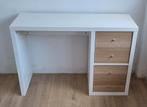 Ikea Kallax bureau met vier lades, Ophalen, Zo goed als nieuw, Bureau