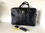 Laptop tas zwart leder look, Ophalen of Verzenden, 17 inch of meer, Zo goed als nieuw