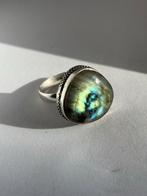 Labradoriet Edelsteen Ring - Maat 19, Sieraden, Tassen en Uiterlijk, Ringen, Overige materialen, Overige kleuren, 19 tot 20, Nieuw