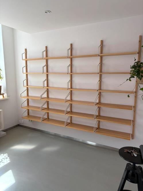 Wandmeubel van bamboe Ikea, Huis en Inrichting, Kasten | Wandmeubels, Zo goed als nieuw, 150 tot 200 cm, 250 tot 300 cm, Minder dan 25 cm